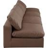 Comfy Leather Look 4 pc Sectional (188Brown-S156) image 5