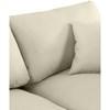 Comfy Leather Look 3 pc Sectional (188Cream-S117) image 7