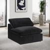 Comfy Stationary Fabric Chair (189Black-Armless) image 2