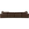 Comfy Fabric 5 pc Sectional (189Brown-Sec5A) image 5
