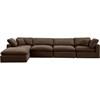 Comfy Fabric 5 pc Sectional (189Brown-Sec5A) image 7