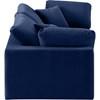 Comfy Fabric 2 pc Sectional (189Navy-S80) image 5