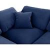 Comfy Fabric 2 pc Sectional (189Navy-S80) image 8