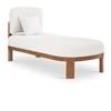 Maybourne Cream Boucle Fabric Upholstered Chaise Lounge image 1
