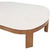 Maybourne Cream Boucle Fabric Upholstered Chaise Lounge image 6