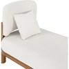 Maybourne Cream Boucle Fabric Upholstered Chaise Lounge image 7