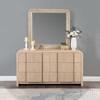 Fluted Dresser Mirror (314Natural-M) image 2