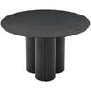 Round Simba Dining Table with Pedestal Base (517Black-T) image 4