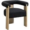 Barrel Dining Chair (566Black-C) image 1