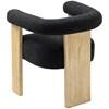 Barrel Dining Chair (566Black-C) image 4