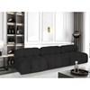 Ames Fabric 3 pc Sectional (611Black-S102B) image 2