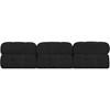 Ames Fabric 3 pc Sectional (611Black-S102B) image 3