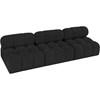 Ames Fabric 3 pc Sectional (611Black-S102B) image 5
