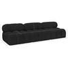 Ames Fabric 3 pc Sectional (611Black-S102B) image 9