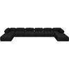 Ames Fabric 8 pc Sectional (611Black-Sec8B) image 4