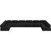 Ames Fabric 8 pc Sectional (611Black-Sec8B) image 6