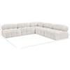 Ames Fabric 5 pc Sectional (611Cream-Sec5C) image 11
