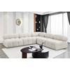 Ames Fabric 5 pc Sectional (611Cream-Sec5C) image 2