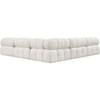 Ames Fabric 5 pc Sectional (611Cream-Sec5C) image 3