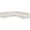 Ames Fabric 5 pc Sectional (611Cream-Sec5C) image 4