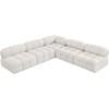 Ames Fabric 5 pc Sectional (611Cream-Sec5C) image 5