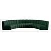 Infinity Fabric 6 pc Sectional (643Green-6PC) image 11