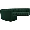 Infinity Fabric 6 pc Sectional (643Green-6PC) image 3