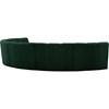 Infinity Fabric 6 pc Sectional (643Green-6PC) image 4