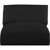 Ease Stationary Fabric Chair (696Black-Armless) image 4