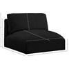Ease Stationary Fabric Chair (696Black-Armless) image 7