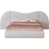 Everest King Upholstered Platform Bed (B1247Cream-K) image 3