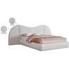 Everest King Upholstered Platform Bed (B1247Cream-K) image 8