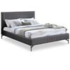 Gallo Full Upholstered Panel Bed (GalloGrey-F) image 1