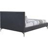 Gallo Full Upholstered Panel Bed (GalloGrey-F) image 5