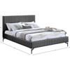 Gallo Full Upholstered Panel Bed (GalloGrey-F) image 9