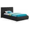 Nash Twin Upholstered Panel Bed (NashBlack-T) image 9
