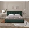 Nash Full Upholstered Panel Bed (NashGreen-F) image 4