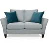 Stationary Fabric Loveseat (2342-L Loveseat - Connect Turquoise) image 1