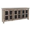 Rustic Shores 2125-7032 6-Door Low Accent Cabinet - Grey Wash image 1