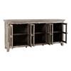 Rustic Shores 2125-7032 6-Door Low Accent Cabinet - Grey Wash image 2
