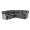 Museum Reclining Fabric 2 pc Sectional (8180748C/8180750C) image 1