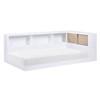 Asker B2012BCT-1BC* Twin Bookcase Corner Platform Bed image 1