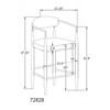 Mykos Counter Height Stool (61327) image 1