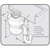 1 HP Continuous Feed Waste Disposer (KCDS100T) image 2