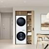 Bespoke Stacked Washer/Dryer Electric Laundry Center with Wi-Fi (WH46DBH100EWAC) image 10