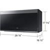 Bespoke Smart 30-inch, 2.1 cu. ft. Over-the-Range Microwave (ME21DG6500SR/AC) image 5