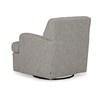 Abbey Swivel Glider Fabric Accent Chair (77108-G3-DREAMY-GRANITE) image 4