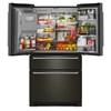 36-inch French 4-Door Refrigerator with External Water and Ice Dispensing system (KRMF536RBS) image 2