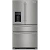 36-inch French 4-Door Refrigerator with External Water and Ice Dispensing system (KRMF536RPS) image 1
