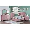 Zohar Twin Upholstered Platform Bed (CM7130PK-T-BED) image 2